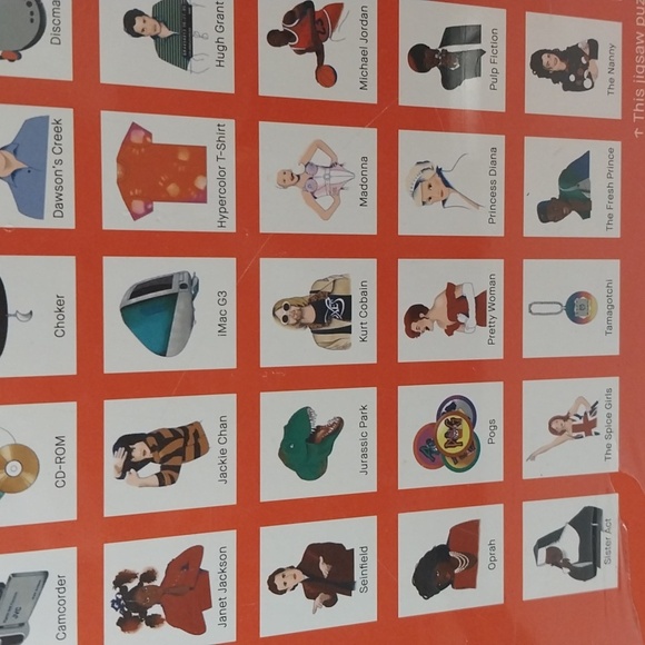 90s Icons Jigsaw Puzzle: 500 Piece Jigsaw Puzzle - Picture 10 of 12